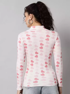 TANDUL  Casual Regular Sleeves Printed Women Pink Top