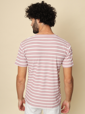 Men Printed Round Neck Multicolor T-Shirt