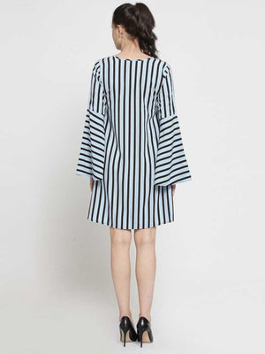 TANDUL  Women A-line Blue Dress