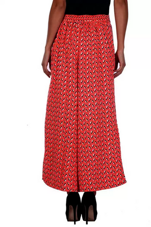 TANDUL  Flared Women Multicolor Poly Crepe Trousers