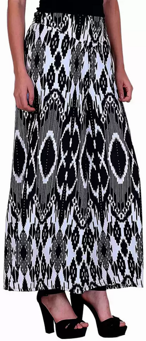 TANDUL  Flared Women Multicolor Poly Crepe Trousers