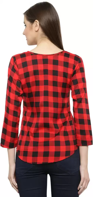 TANDUL  Casual Regular Sleeves Printed Women Multicolor Top