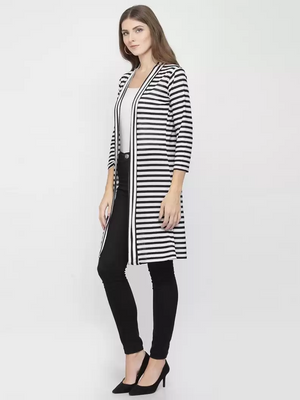 TANDUL  Women 3/4 Sleeve Multicolor Shrug