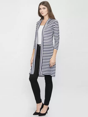 TANDUL  Women 3/4 Sleeve Multicolor Shrug