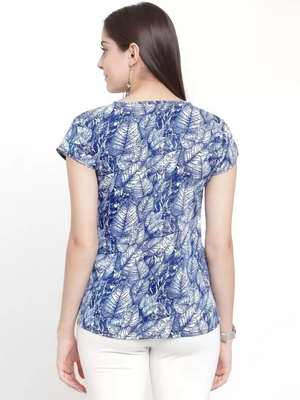 TANDUL  Casual Regular Sleeves Printed Women Multicolor Top