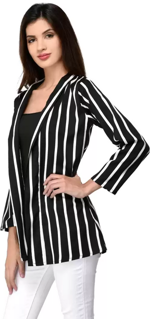 TANDUL  Women 3/4 Sleeve Multicolor Shrug