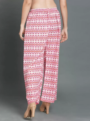 TANDUL  Regular Fit Women Multicolor Crepe Trousers