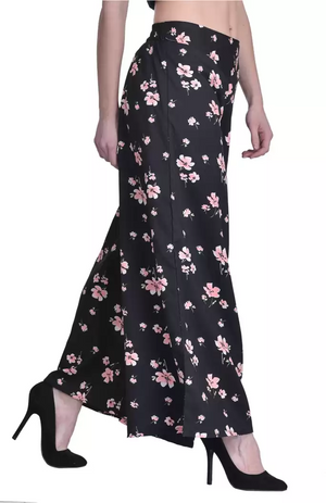 TANDUL  Flared Women Multicolor Poly Crepe Trousers